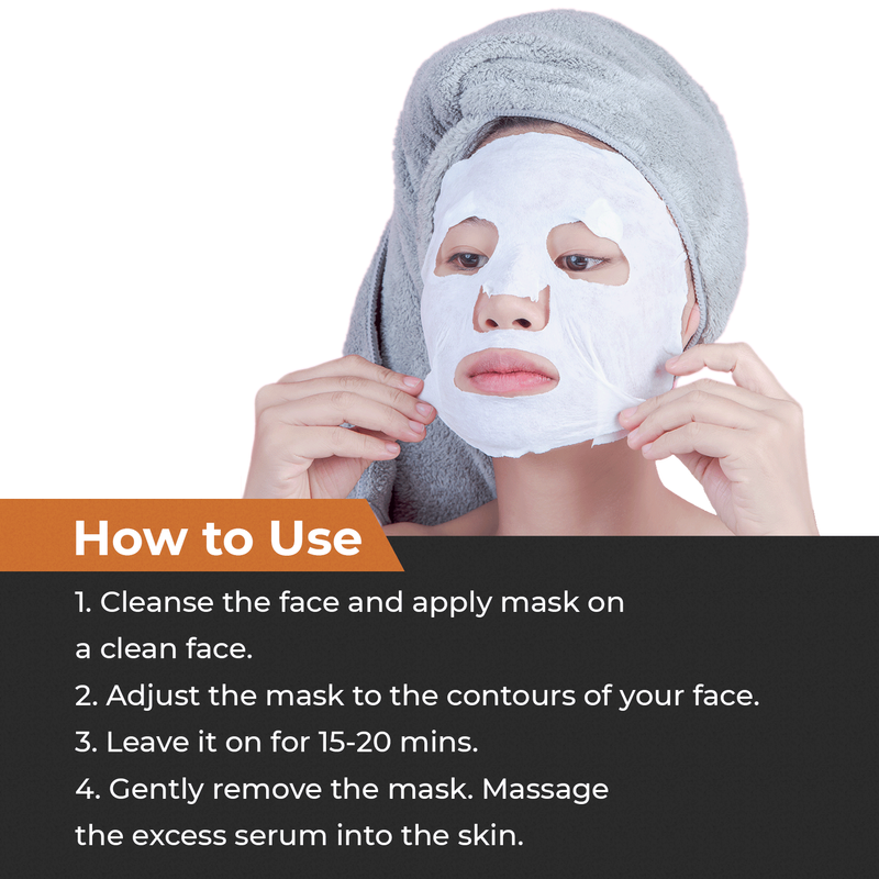Organic Harvest VITAMIN C SHEET MASK - Image 3