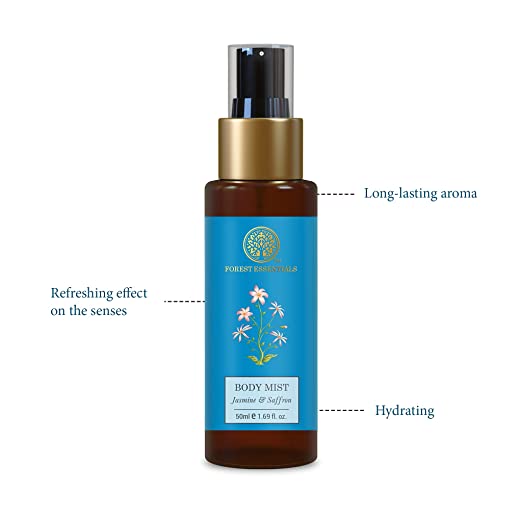 Forest Essentials Body Mist Jasmine & Saffron Faasha