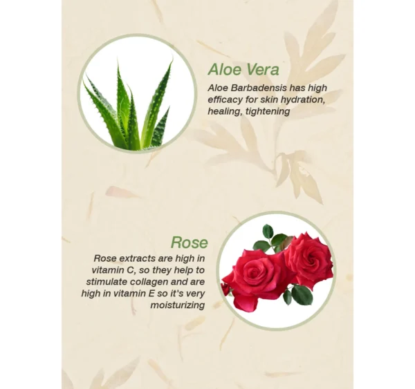 Khadi Natural Herbal Rose Face Wash-200ml - Image 3