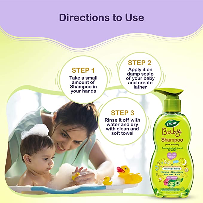Dabur Baby Gentle Nourishing Shampoo - Image 5