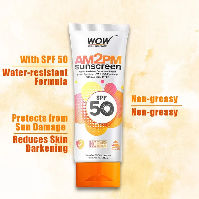 Wow WATER RESISTANT SUNSCREEN LOTION-100ml - Image 6