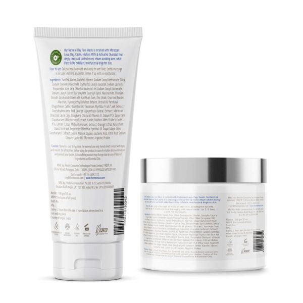 The Moms Co. Natural Clay Deep Purifying Face Kit-200g - Image 7