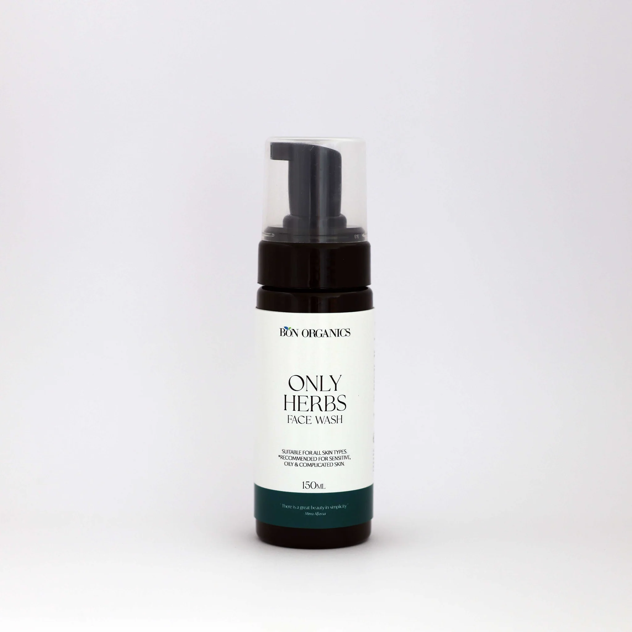 BON ORGANICS Only Herbs Face Wash