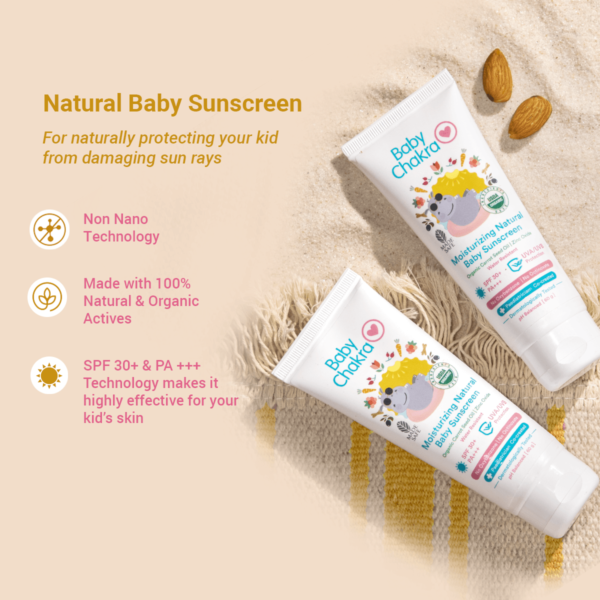 Baby Chakra Moisturizing Natural Baby Sunscreen - Image 3