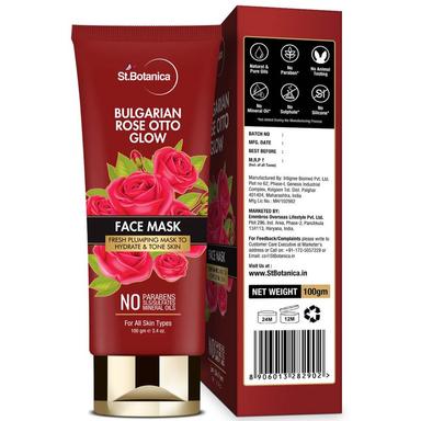 St.Botanica Bulgarian Rose Otto Glow Face Mask-100g - Image 2
