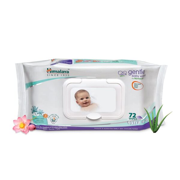 Himalaya Gentle Baby Wipes- 72 Wipes