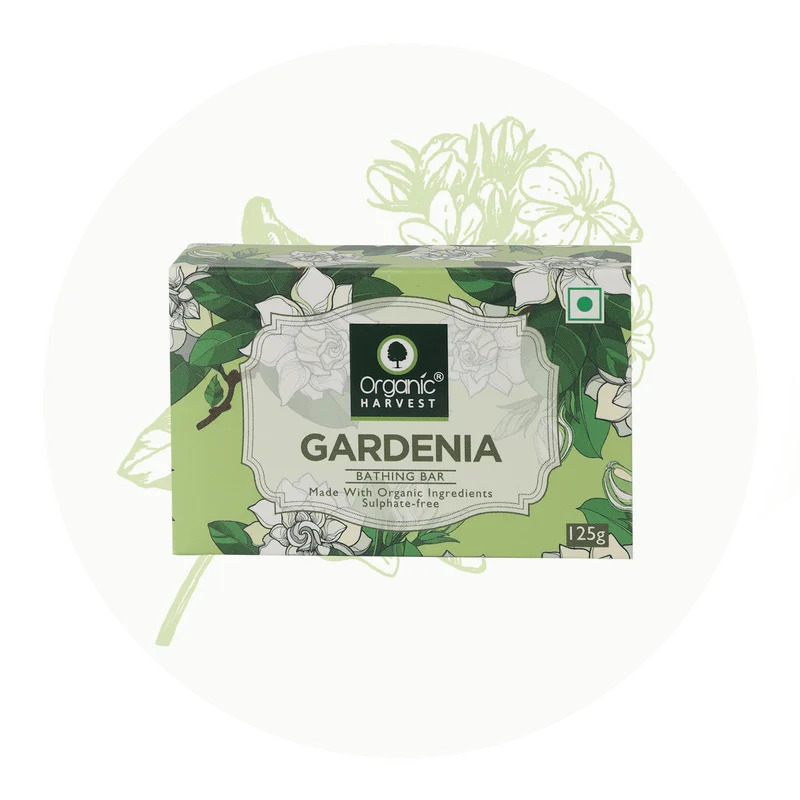 The Organic Harvest Gardenia Bathing Bar