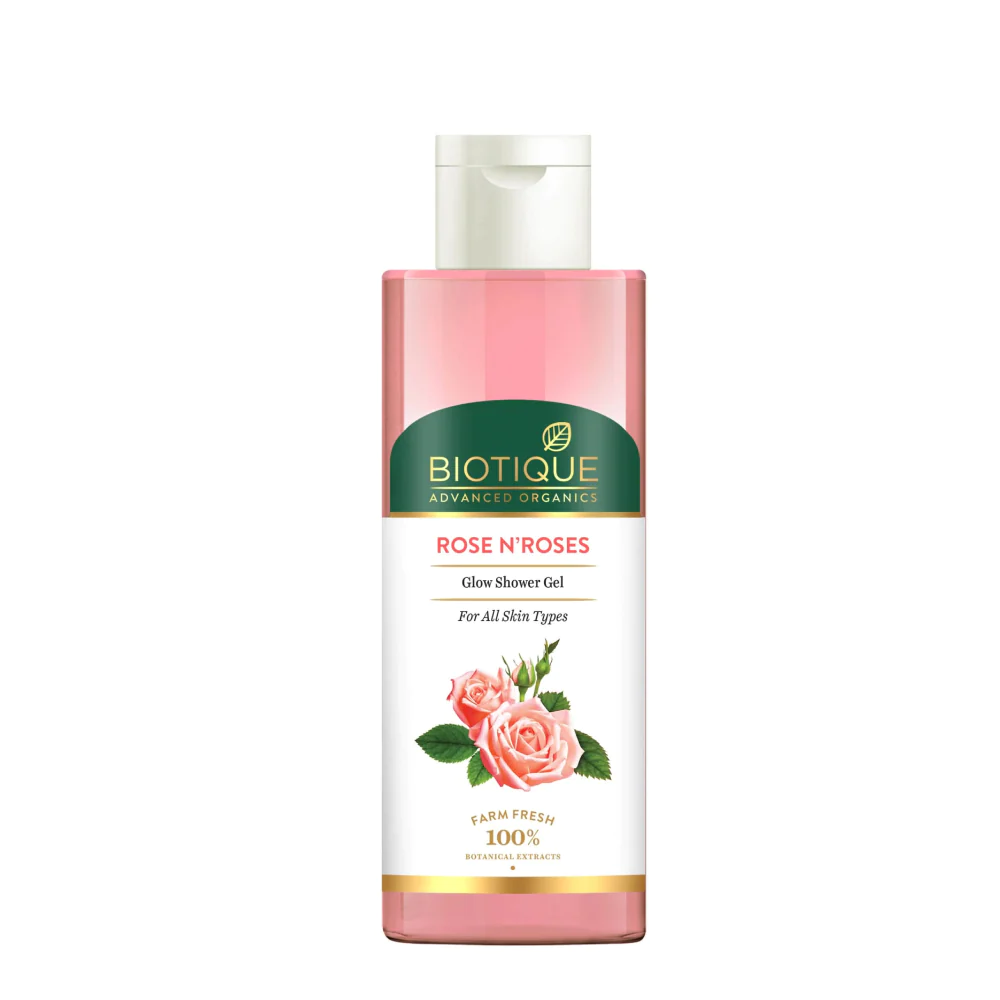 Biotique Rose N’ Roses Glow Shower Gel