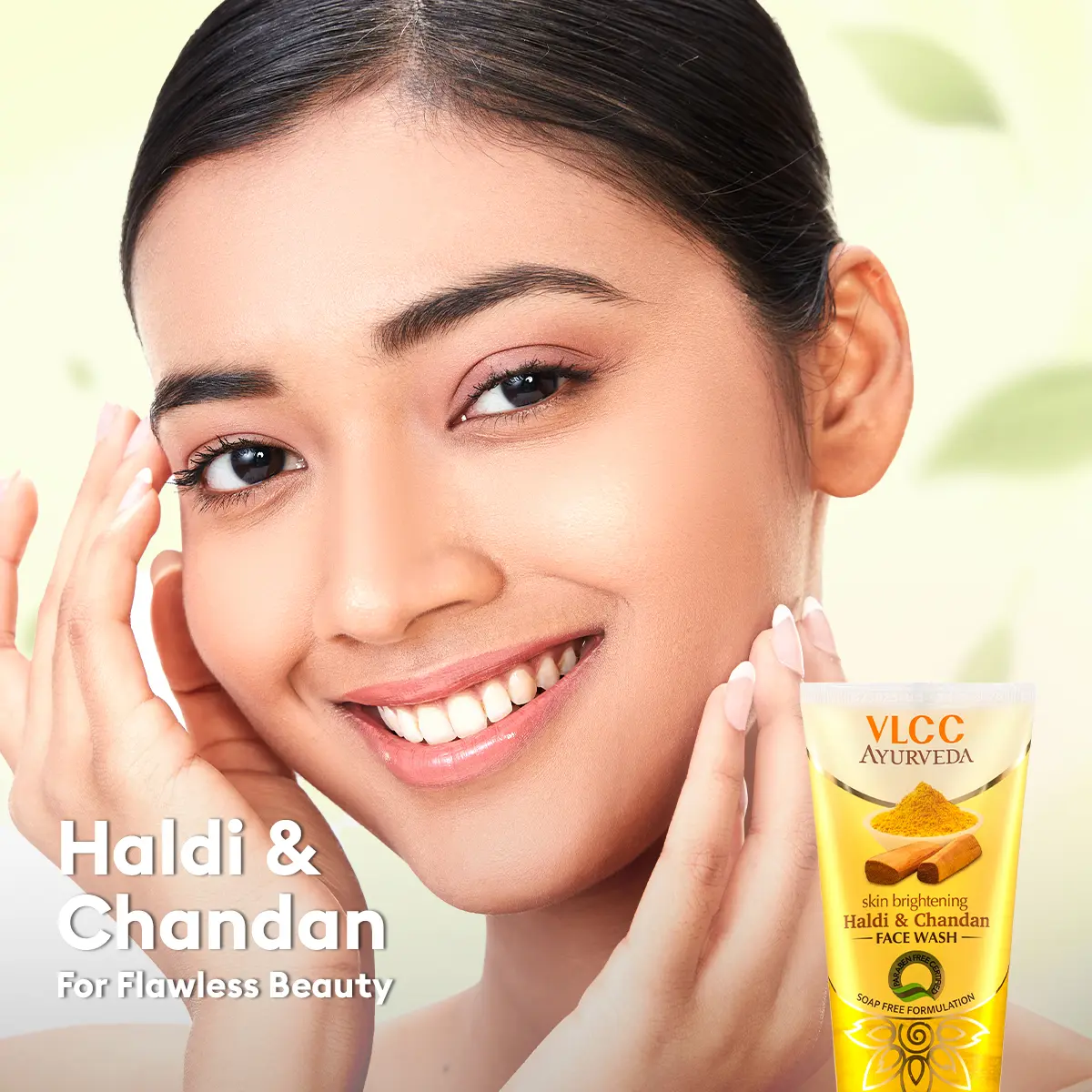 Vlcc Ayurveda Skin Brightening Haldi & Chandan Face Wash-100ml - Image 5