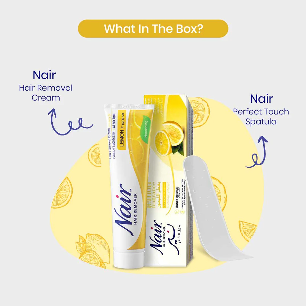 NAIR LEMON HAIR REMOVAL CREAM 110.0 gram Faasha