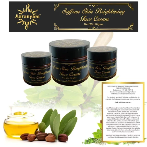 Aaranyam Saffron Skin Brightening Face Cream
