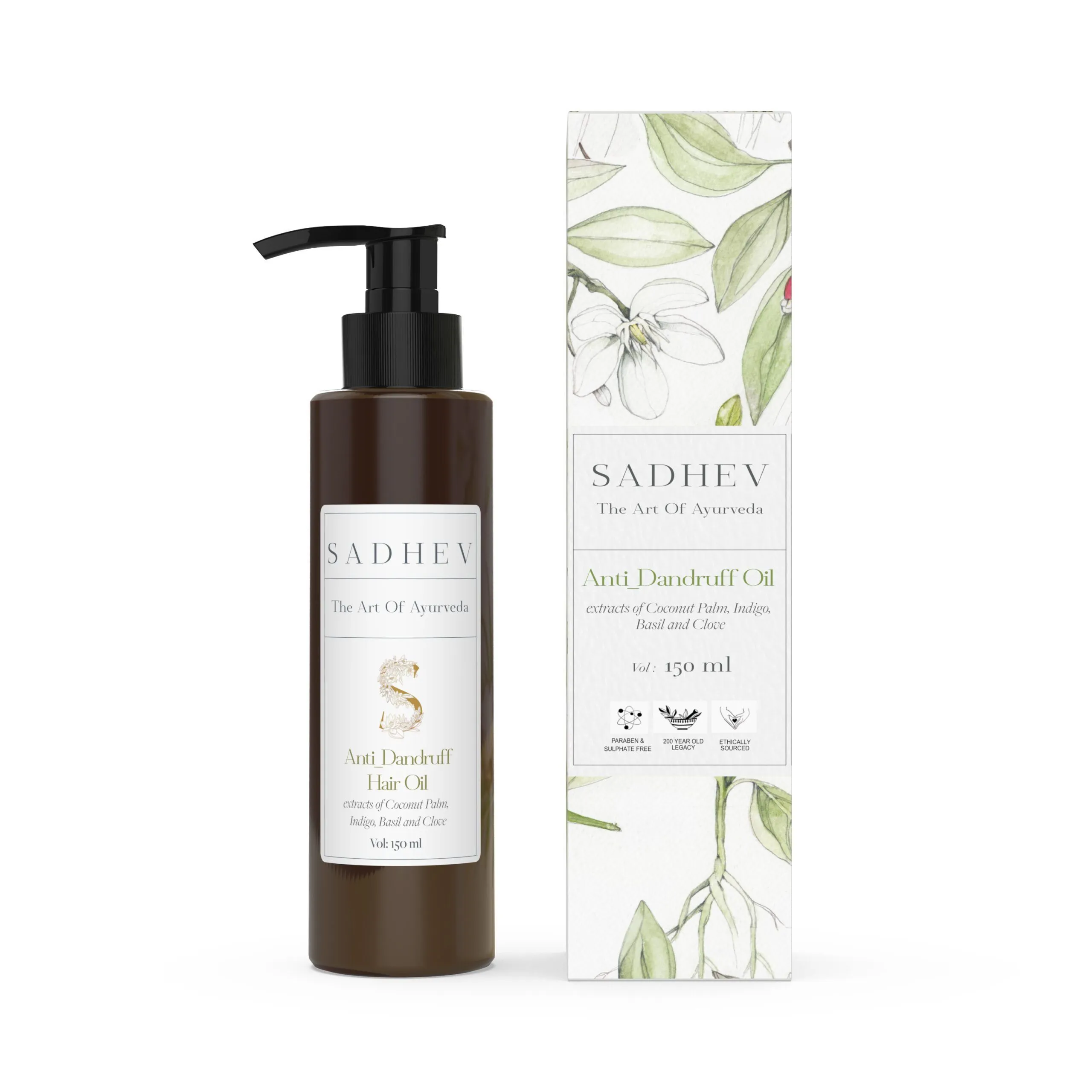 Sadhev AntiDandruff Herbal Hair Oil Faasha