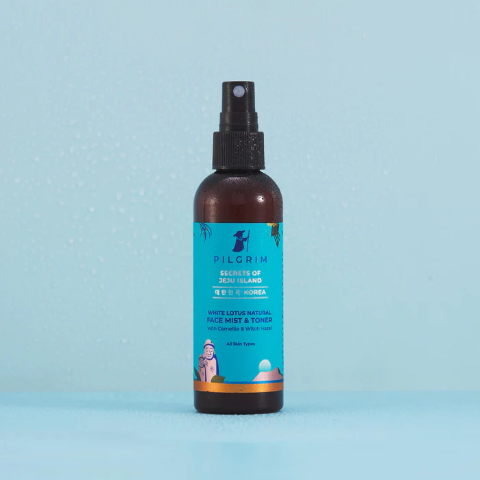 Pilgrim Korean Beauty White Lotus Refreshing Face Mist & Toner 100 ml - Image 6