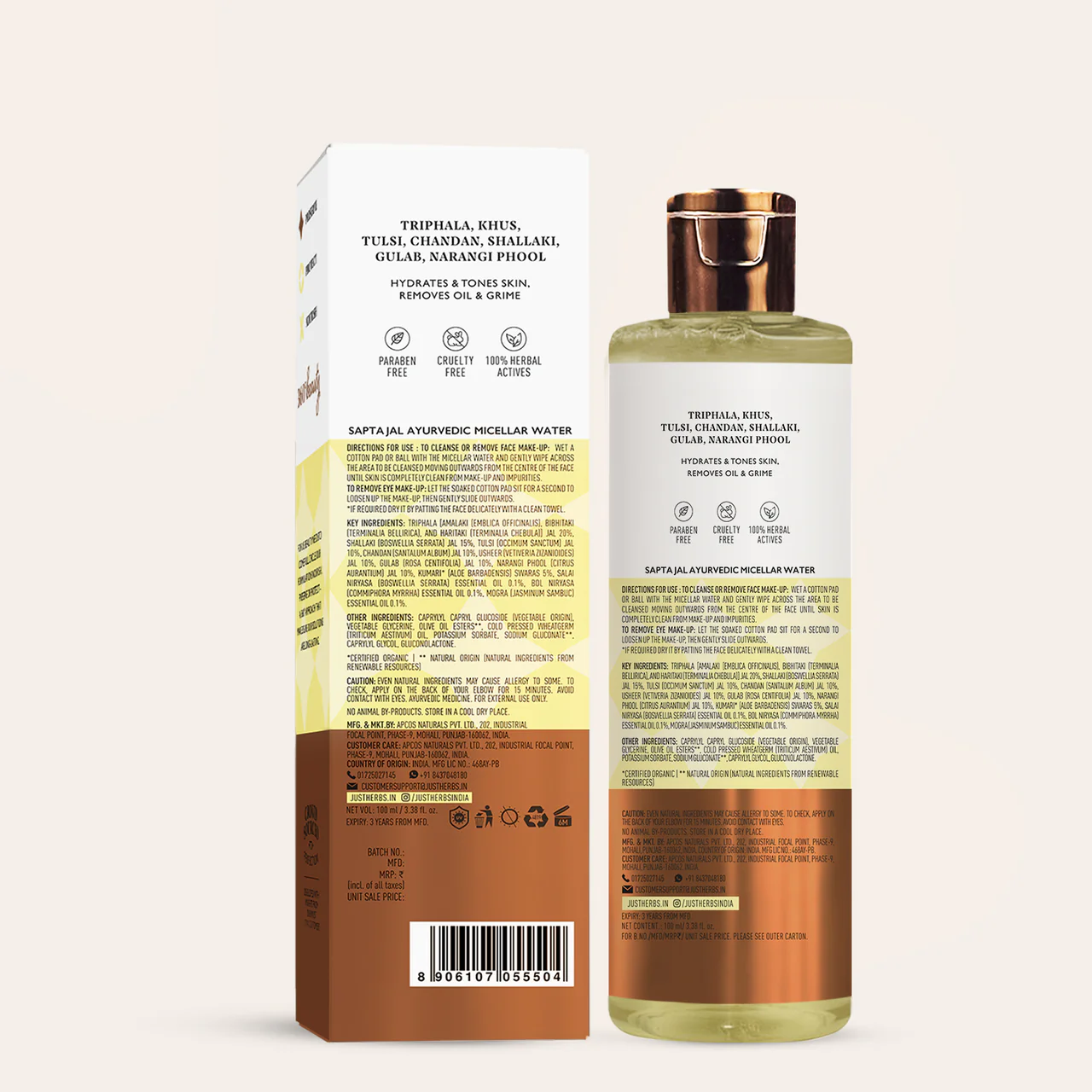 Sapta Jal Toner Micellar Water: 7 Plant Waters - Image 3