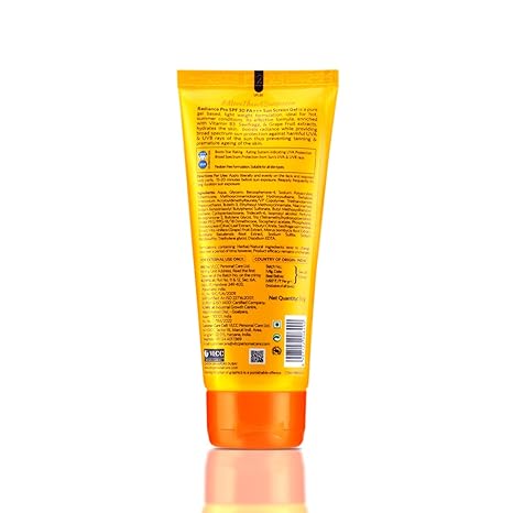 VLCC Radiance Pro SPF 30 PA+++ Sun Screen Gel - 50g - Image 2