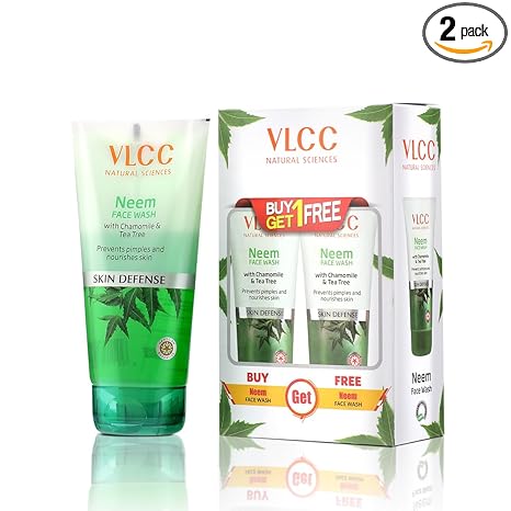 VLCC Neem Face Wash - 150ml X 2 | Buy One Get One (300ml)