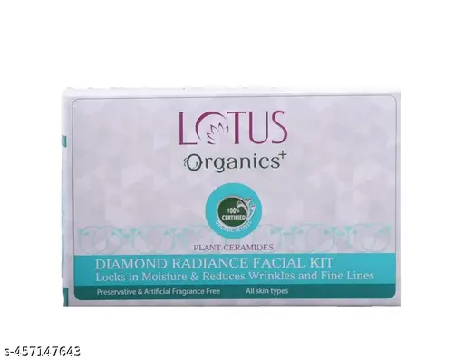 Roll over image to zoom in Lotus Organics Diamond Radiance Facial Kit-54g